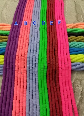 Tasarımcı fimo boncuk. 1 dizi 5, 11 dizi 50 tl.