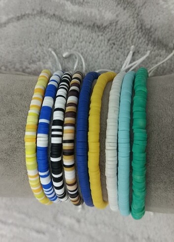 Beden 4mm fimo asansor kapama bileklik