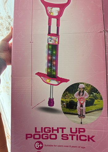 Işıklı Pogo Çubuğu Pembe 6+ Yaş - Görsel 2