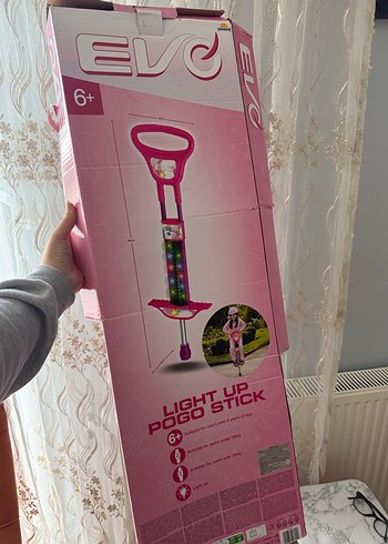 Işıklı Pogo Çubuğu Pembe 6+ Yaş - Görsel 4