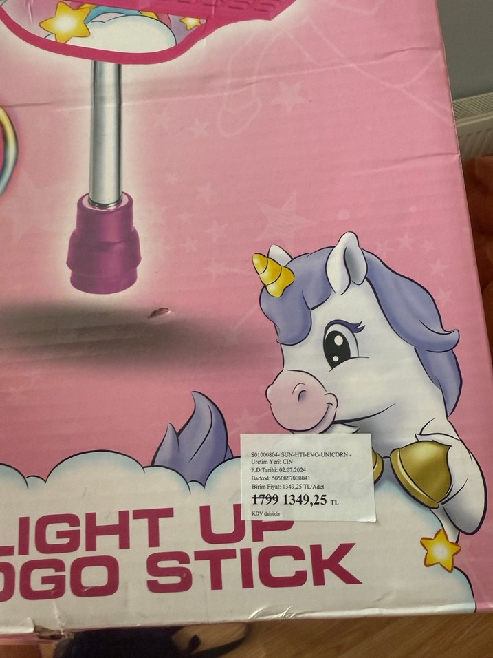 Işıklı Pogo Çubuğu Pembe 6+ Yaş - Görsel 3