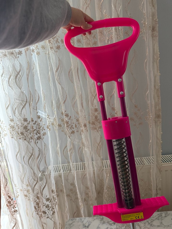 Işıklı Pogo Çubuğu Pembe 6+ Yaş - Görsel 5