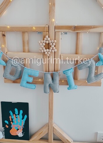 Çocuk odası dekorasyonu isimlik
