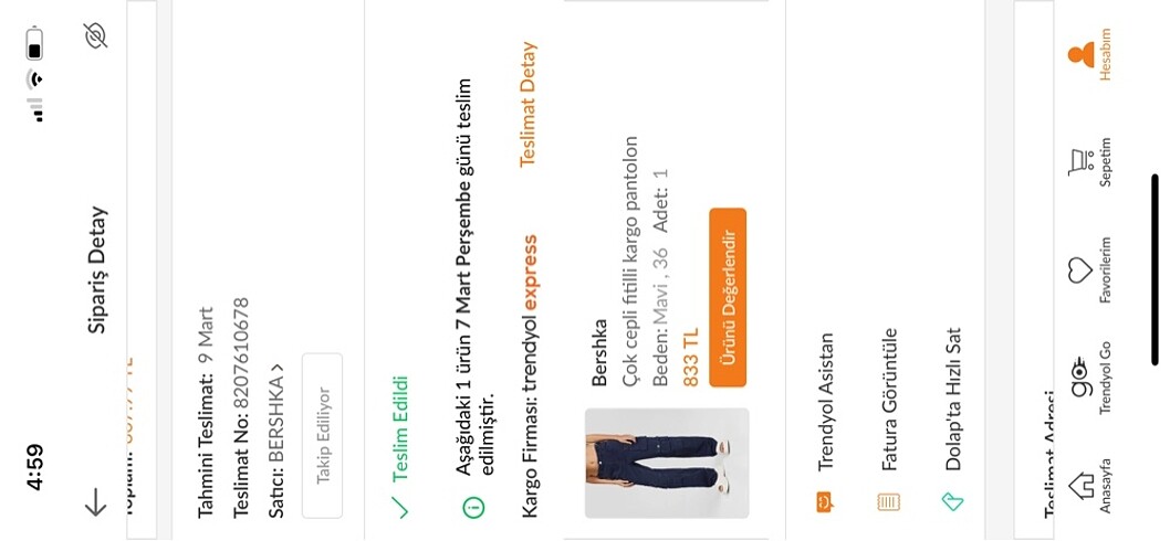 bershka pantolon