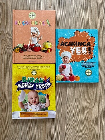 3 kitap- Bu Çocuk Aç- Bırak Kendi Yesin- Acıkınca Yer