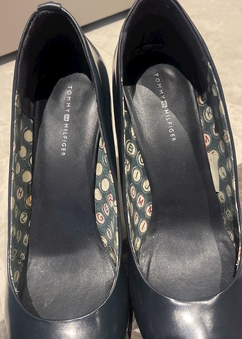 Tommy Hilfiger Lacivert Platform Topuklu Kadın Ayakkabı - Görsel 5