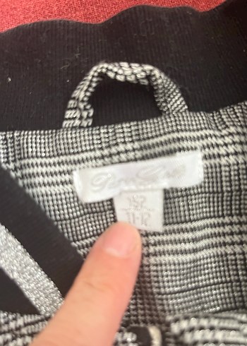Panço Gri Kadın Fermuarlı Streetwear Ceket