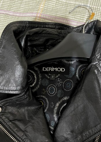 Derimod Derimont Kadın Siyah Parlak Deri Ceket