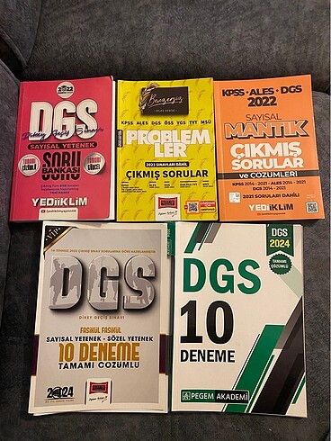 DGS 3 kitap 7 deneme