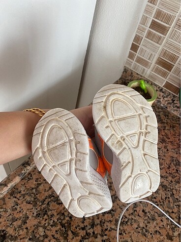 22 Beden beyaz Renk Bebek spor