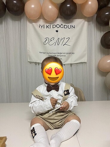 1 yaş doğum günü kostümü