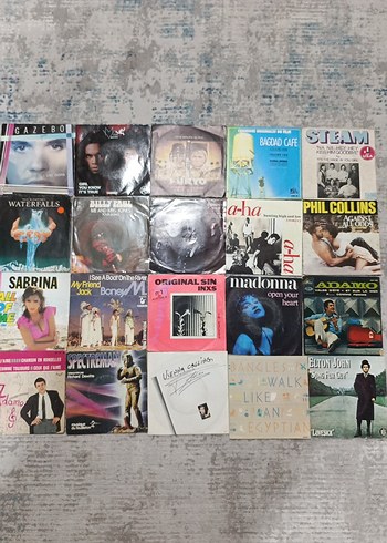 Çeşitli Sanatçılardan 20 Adet Vinil Plak Albüm LOT6