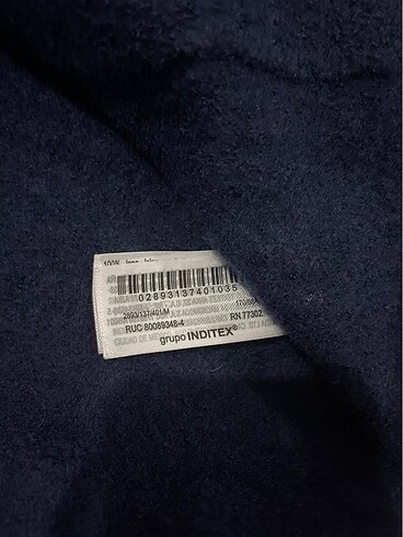 xs Beden zara fularlı ceket