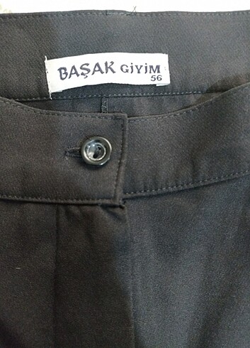 Yepyeni büyük beden sıfır siyah pantolon