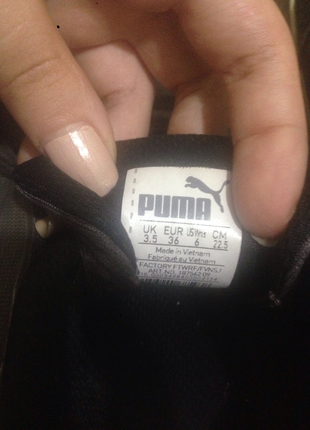 Puma siyah ayakkabı