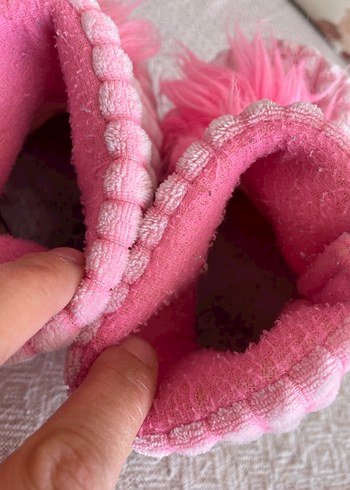 Gezer Kızlar için Peluş Pembe panduf