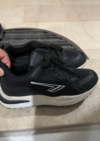 Siyah Spor Kadın Sneakers - Görsel 4