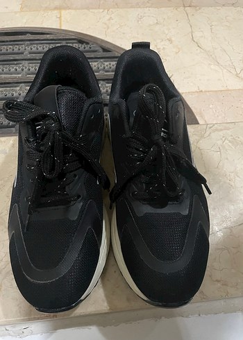 Siyah Spor Kadın Sneakers - Görsel 2