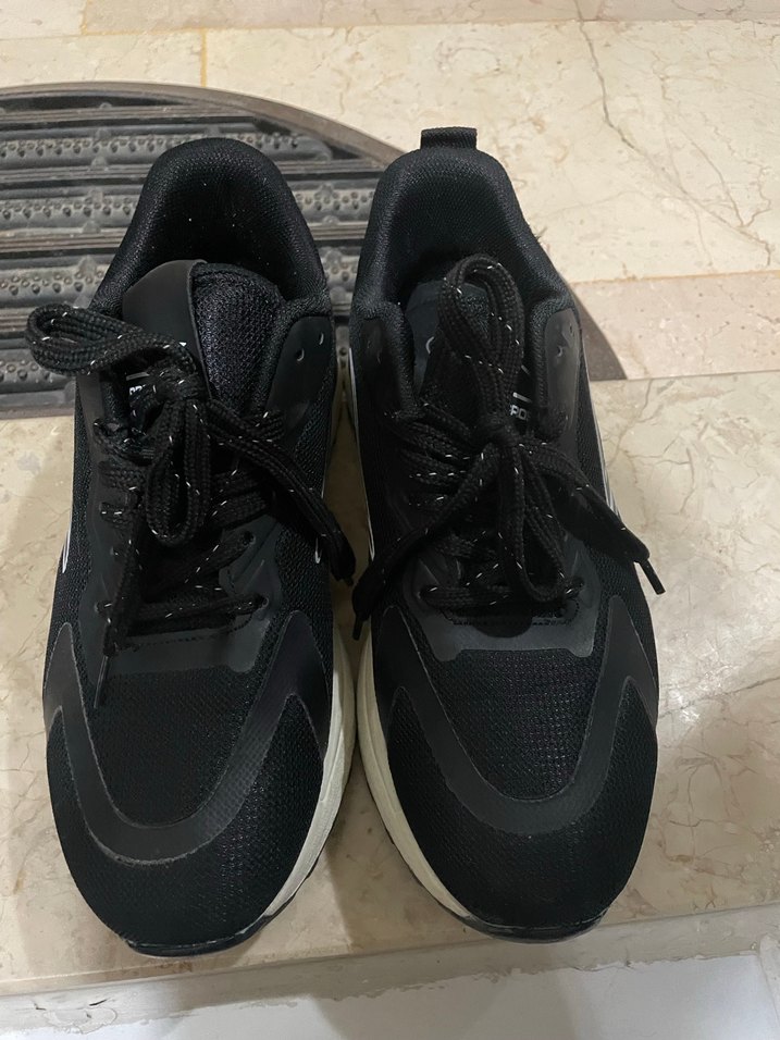 Siyah Spor Kadın Sneakers - Görsel 2