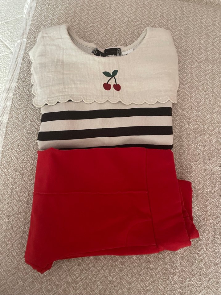 Kız çocuk Uzun Kollu Nakışlı Triko Takım - Görsel 5