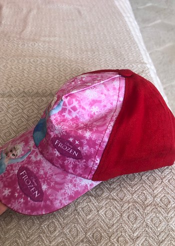 3-5 Yaş, 21 cm Beden Pembe Frozen Şapka