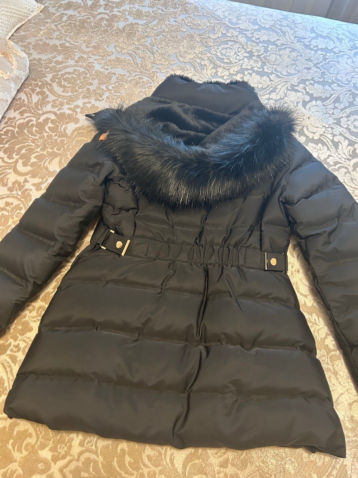 Zara Kadın Midi Kışlık Mont Kürklü - Görsel 3