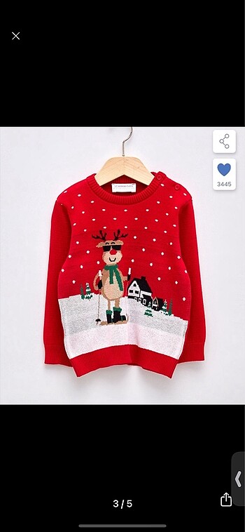 H&M Yılbaşı temalı kazak aile seti