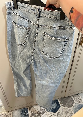 46 Beden Regular Fit Midi Kot Pantolon