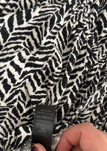 Diğer Zebra Desenli Straplez Kadın Tulum