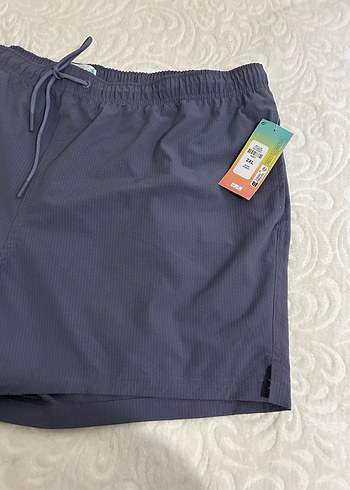 Erkek Mavi  Şort - Rahat Kesim - Görsel 7