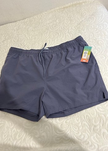 Erkek Mavi  Şort - Rahat Kesim - Görsel 6