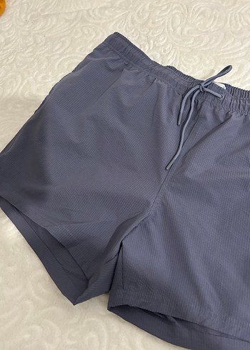 Erkek Mavi  Şort - Rahat Kesim - Görsel 8