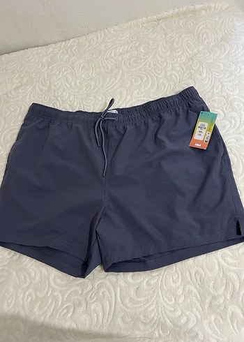 Erkek Mavi  Şort - Rahat Kesim - Görsel 5