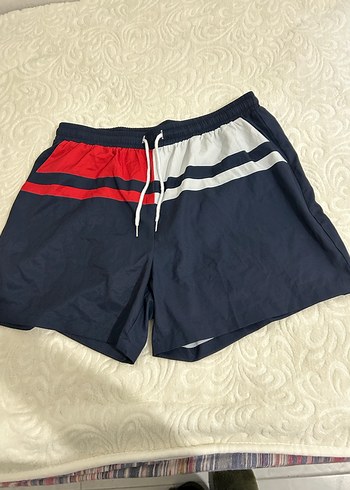 Renkli Erkek  Yüzme Şortu, Bel Bantlı - Görsel 5