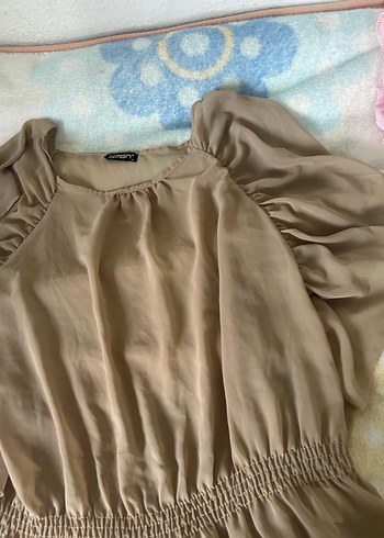 Şeffaf Kısa Bohem Kadın Mayo Elbisesi - Görsel 7