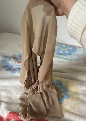 Şeffaf Kısa Bohem Kadın Mayo Elbisesi - Görsel 5