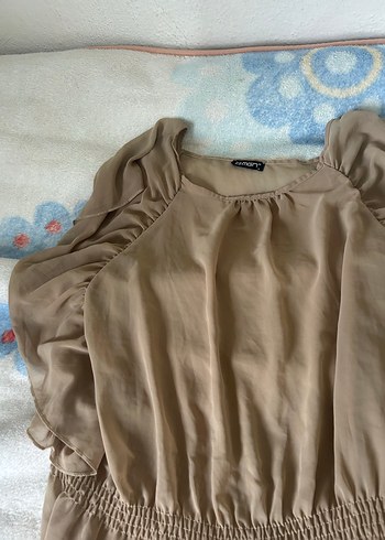 Şeffaf Kısa Bohem Kadın Mayo Elbisesi - Görsel 3