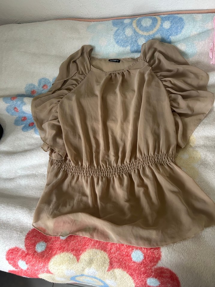 Şeffaf Kısa Bohem Kadın Mayo Elbisesi - Görsel 4