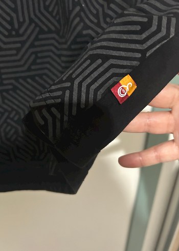 Erkek Siyah Desenli Kısa Kollu Spor Tişört - Görsel 5