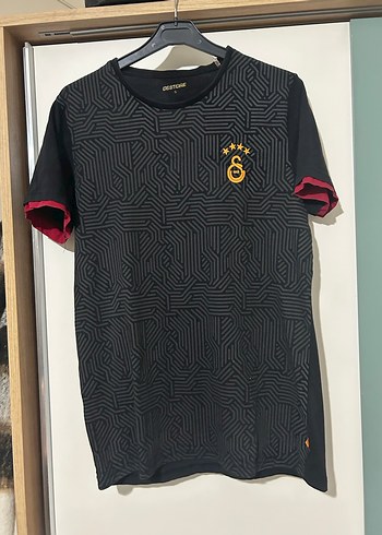 Erkek Siyah Desenli Kısa Kollu Spor Tişört - Görsel 4