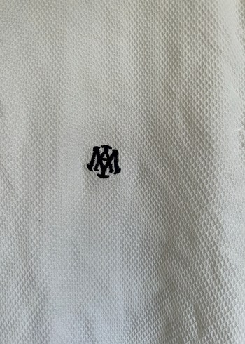 Beyaz Erkek Polo Yaka Tişört - Görsel 5