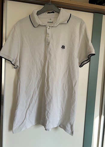 Beyaz Erkek Polo Yaka Tişört - Görsel 7
