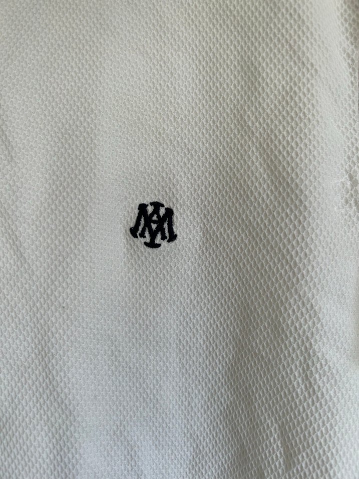 Beyaz Erkek Polo Yaka Tişört - Görsel 5