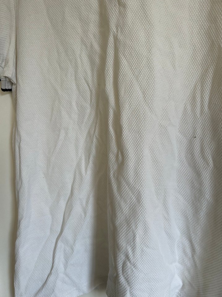 Beyaz Erkek Polo Yaka Tişört - Görsel 4