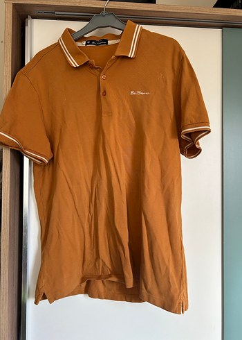 Erkek Parlak Kahverengi Regular Fit Polo Tişört - Görsel 3