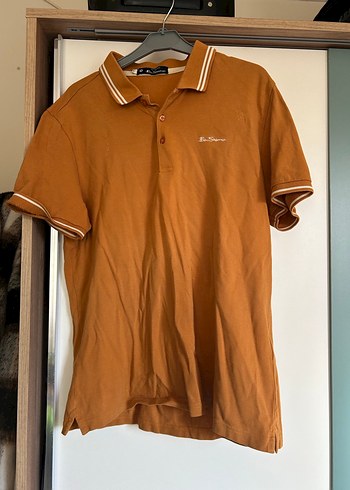 Erkek Parlak Kahverengi Regular Fit Polo Tişört - Görsel 2