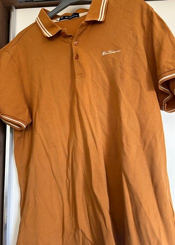 Erkek Parlak Kahverengi Regular Fit Polo Tişört - Görsel 8