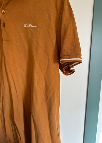 Erkek Parlak Kahverengi Regular Fit Polo Tişört - Görsel 6