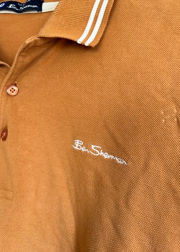 Erkek Parlak Kahverengi Regular Fit Polo Tişört - Görsel 7