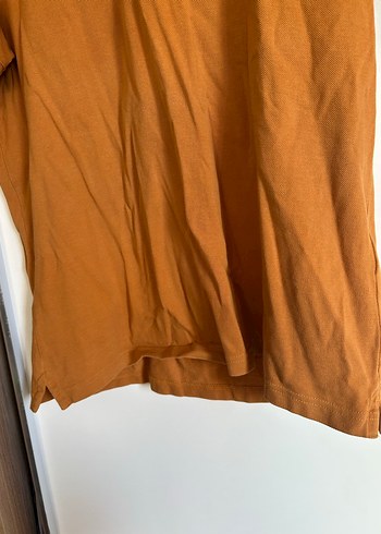 Erkek Parlak Kahverengi Regular Fit Polo Tişört - Görsel 5